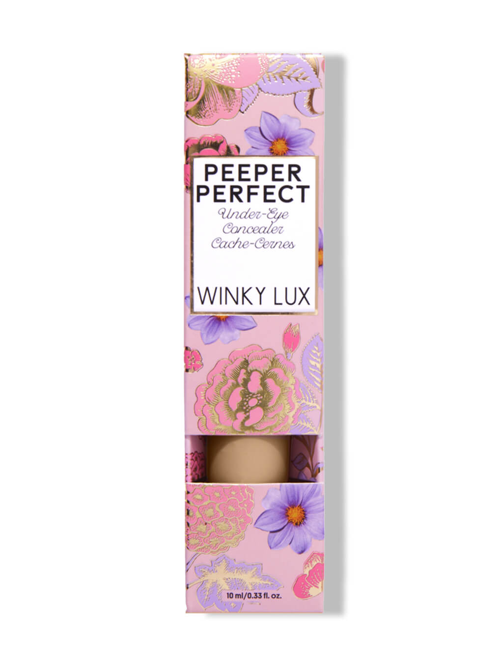 Light/Beige -- peeper perfect under eye concealer in box on white background Light/Beige -- peeper perfect under eye concealer in box on white background