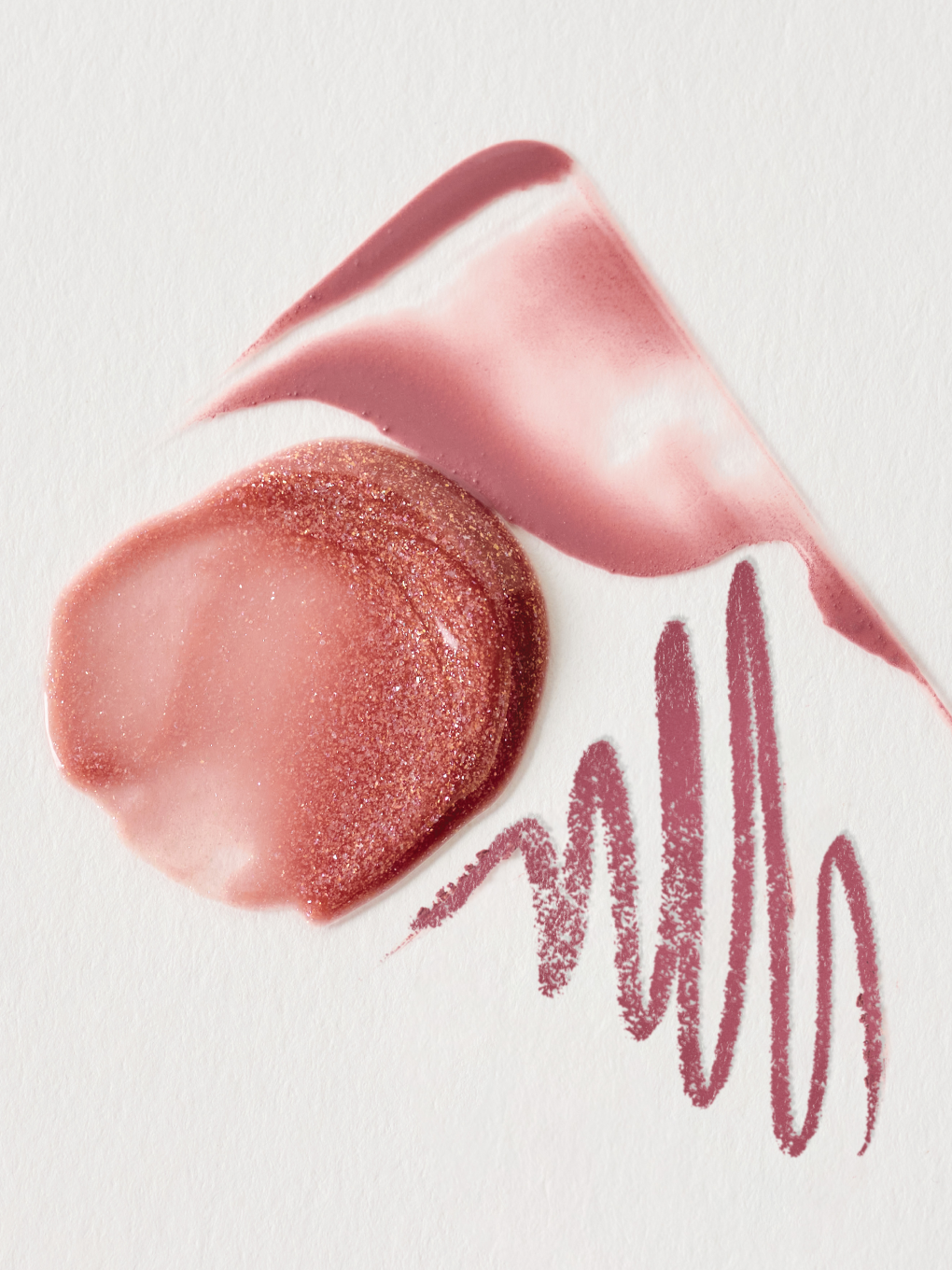 rose reverie color collection -- swatch collection shot
