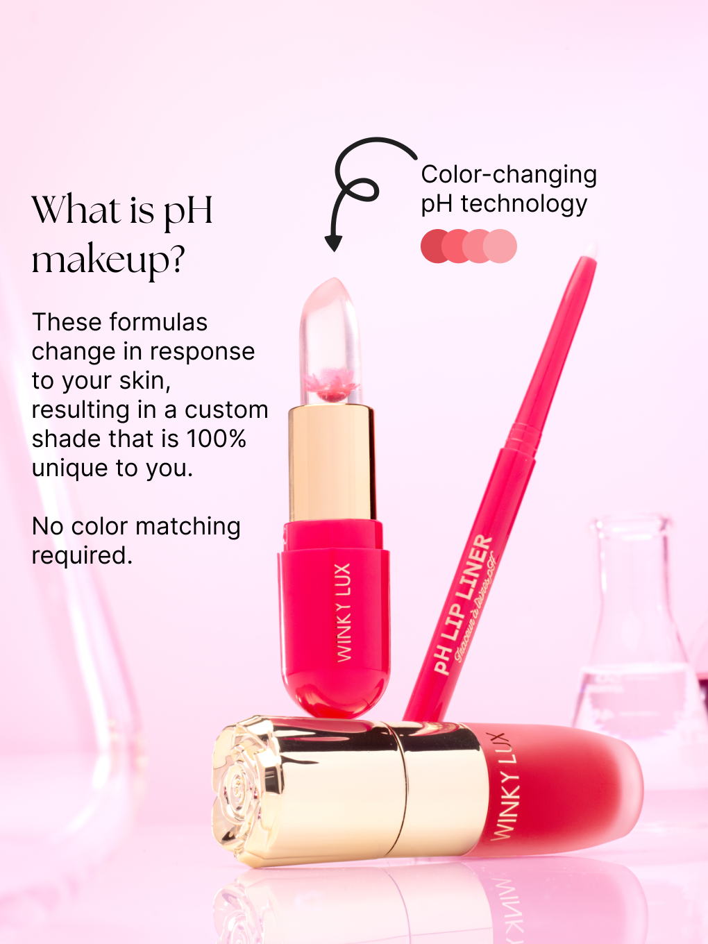 pink -- flower lip balm