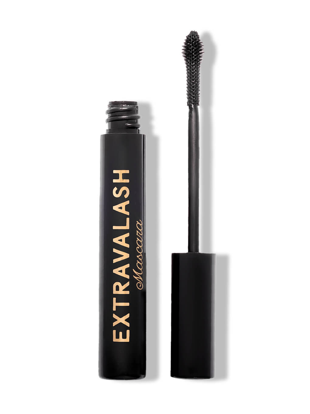 extravalash mascara on white background