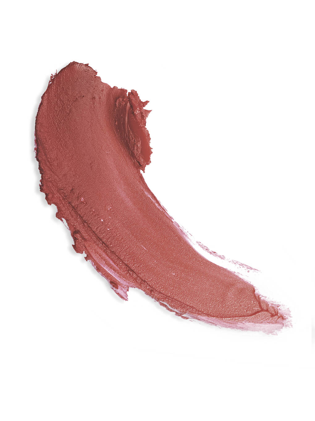 meow -- matte lip velour lipstick swatch on white background