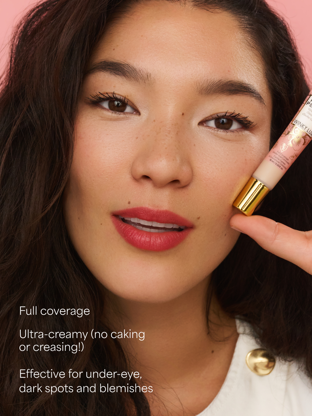 Light/Beige -- peeper perfect under eye concealer on model