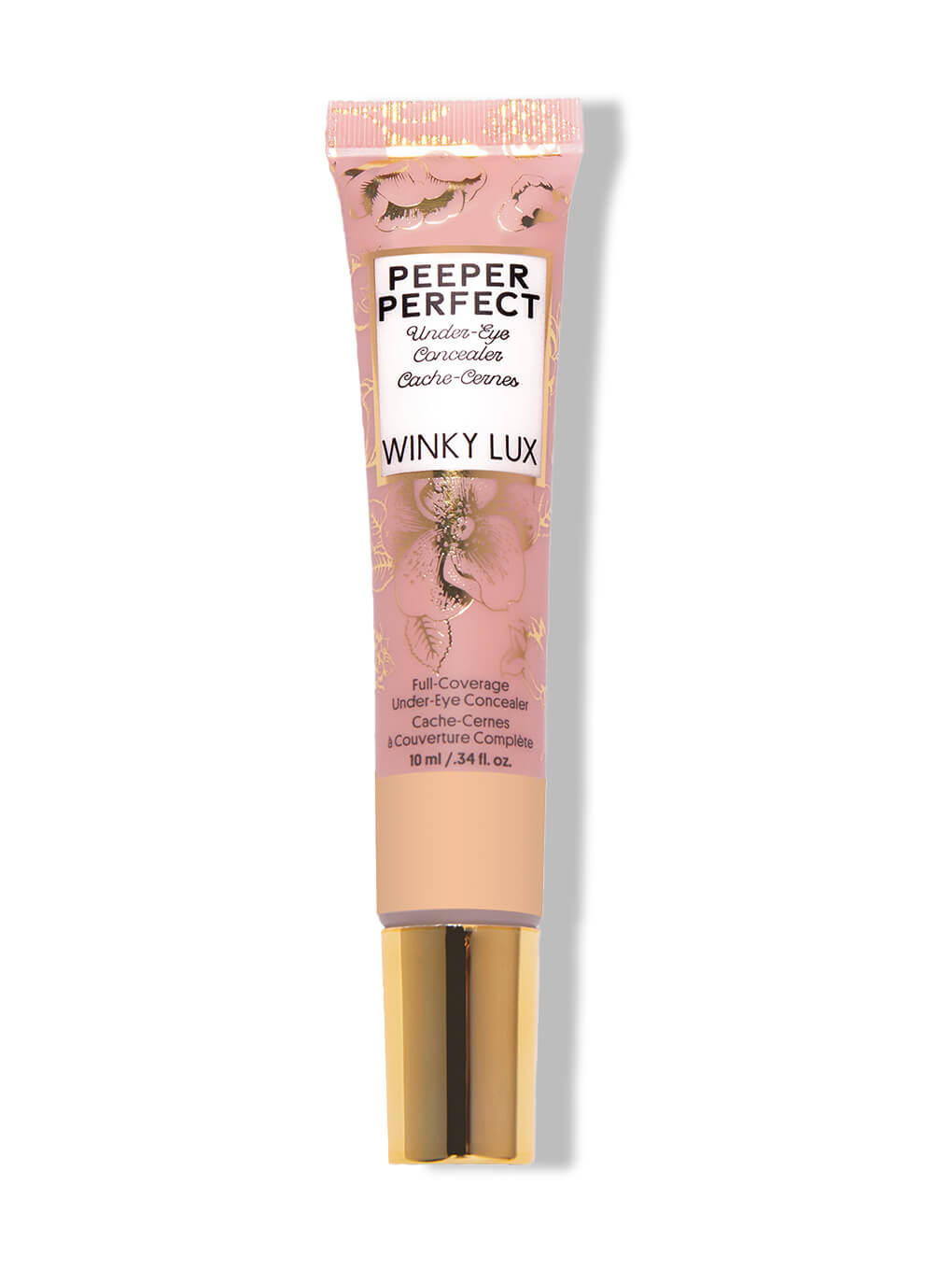 Golden Beige -- peeper perfect under eye concealer on white background