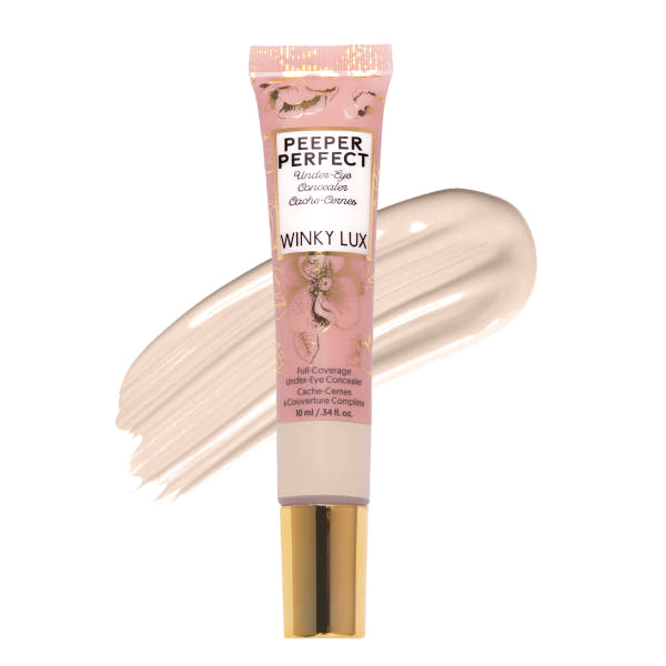 Very Fair -- peeper perfect under eye concealer swatch on white background