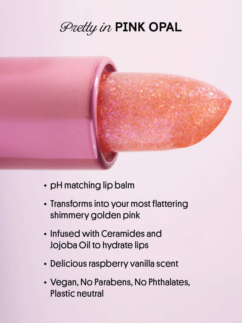 Pink Opal Color-Changing pH Lip Balm | Winky Lux