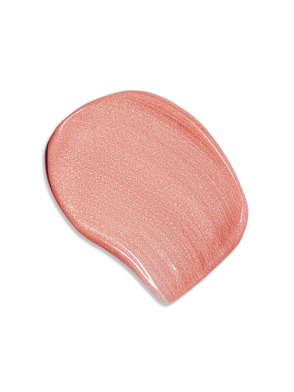 Nova -- cheeky rose liquid highlighter swatch on white background