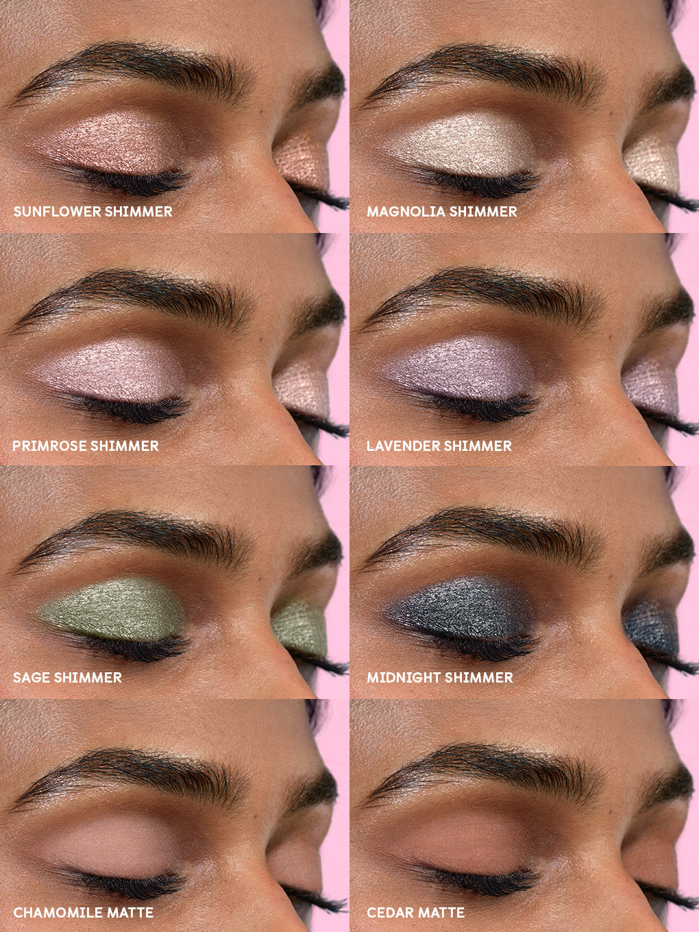 Magnolia Shimmer -- Rose Petal Liquid Eyeshadow Infographic Three