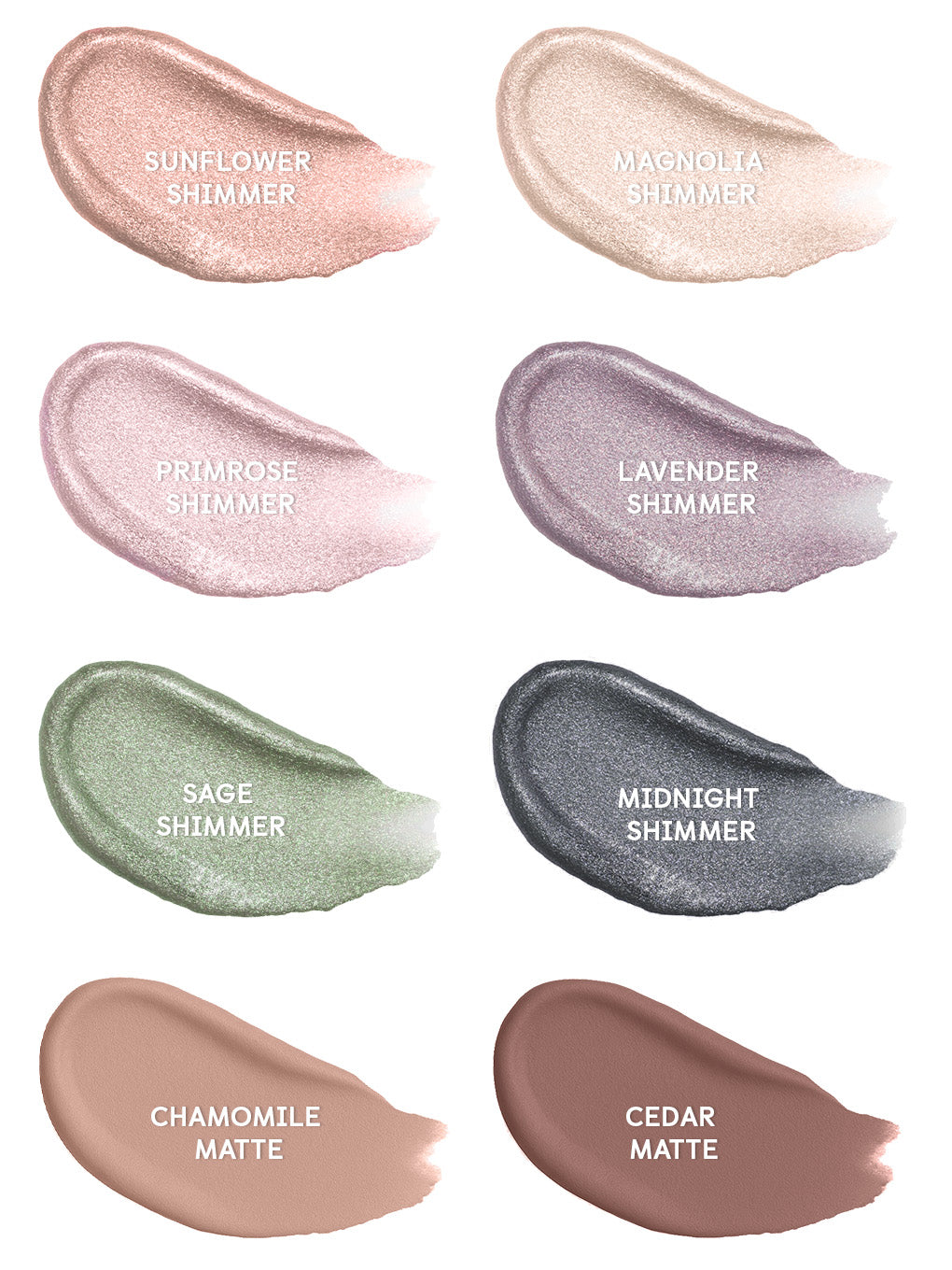 Magnolia Shimmer -- Rose Petal Liquid Eyeshadow Infographic Two